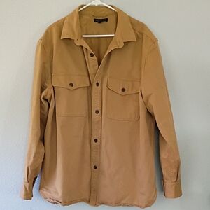 Banana Republic Men's Camel Shirt Jacket